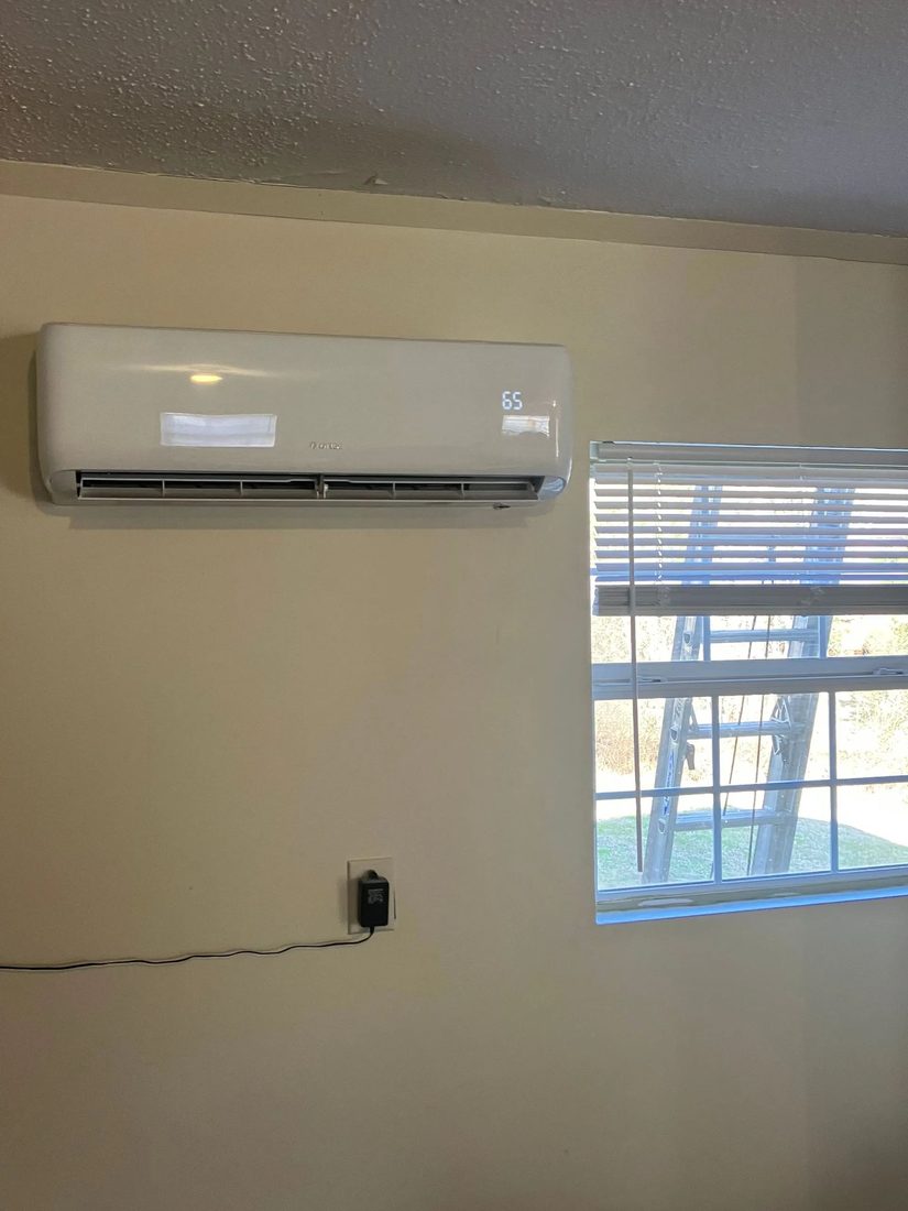 Ductless mini-split installation in a Gilbert AZ home